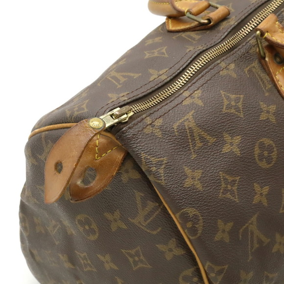 LOUIS VUITTON Brown Monogram Speedy 40 Bag - Picture 6 of 9